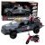Camioneta pickup con moto Lean toys, luces y sonidos interactivos