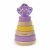 Juguete apilable de madera Mrs. Peacock Trixie