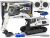 Excavadora radiocontrolada Caterpillar Lean Toys, vista frontal con brazo