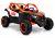 Buggy eléctrico infantil 4x4 KKL-808 24V naranja LEAN CARS vista tres cuartos
