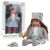 Muñeca en vestido azul con sombrero y guantes, 36.5 cm