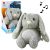 Conejo de Peluche Proyector y Sonidos en Gris