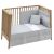Jgo 2 Pcs.colcha I-v. Cuna 70 Mini Windsord Gris 70x140x3 Cm - Cambrass