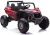 Buggy eléctrico infantil biplaza UTV-MX XMX613 rojo Spider LEAN CARS vista tres cuartos