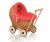 Carrito de Muñecas My Sweet Baby con Ropa de Cama Natural