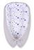 Baby Nest Double-sided Premium Cocoon For Infants Bobono- Blue Stars/gray