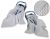 Manta de Coche para Bebés My Sweet Baby - Chevron Gray