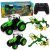 Tractor de granja control remoto Lean toys con rastrillo