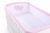 Protector de Cuna XXL My Sweet Baby - Corazones Rosa Cuadros