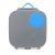 Mini lunchbox B.box en azul pizarra con compartimentos para snacks.