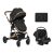 Carrito de bebé 3en1 Kikkaboo Amaia Negro 2024