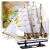 Modelo Coleccionable de Barco a Vela Fragata Blanco 49x43cm