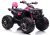 Quad eléctrico rosa QLS-3288
