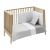 Jgo 2 Pcs.f.nordica Cuna 70 Vichy10 Gris 110x170x3 Cm - Cambrass