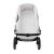 Garnitura Capazo Reversible Candela Crudo 35x75x35 Cm - Cambrass
