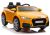 Vehículo Eléctrico Audi TTRS Amarillo