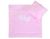 Pram Bedding Set With Duvet And Pillow 2pcs - Hearts White Dots On Pink