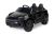 Coche eléctrico infantil Porsche Macan negro Toyz con licencia oficial, vista frontal