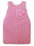 Cotton Sleeping Bag For Children, Size M, 6-12 Months, Tog 2.5, All-season, Dark Pink Checkered