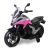 Moto eléctrica infantil Honda NC750X rosa Toyz con licencia oficial, vista frontal