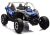 Buggy eléctrico infantil 4x4 KKL-808 24V azul LEAN CARS vista tres cuartos