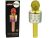 Micrófono Inalámbrico USB Altavoz Karaoke WS-858 Dorado