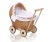 Carrito de muñeca My Sweet Baby Aurora - Natural, mimbre y madera