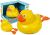 Patito Amarillo a Pilas 18 cm para el Baño