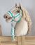 Halter A3 con Manta Blanca y Correa para Caballo de Juguete - My Sweet Baby