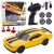 Coche Deportivo RC Amarillo con Ruedas Intercambiables