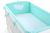 Protector de Cuna XXL My Sweet Baby - Corazones en Mint