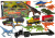 Set de Vehículos de Helicóptero y Dinosaurios - 8 Piezas Coloridas