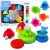 Set de Juguetes de Baño Interactivos con Animales y Fuente