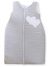 Cotton Sleeping Bag For Children, Size M, 6-12 Months, Tog 2.5, All-season,hearts Polka Dots On Grey