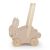 Carrito de madera para empujar - Mrs. Rabbit