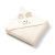 Toalla de Baño con Capucha Babyono 100x100 cm Bambú Crema