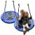 Columpio Nido de Cigueña para Niños Azul 80 cm