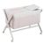 Minicuna Tijera Madera Soft Rosa/bco 55x87x74 Cm - Cambrass