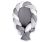 Nido trenzado 2 en 1 My Sweet Baby - Blanco y gris