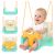 Hamaca Infantil 3 en 1 Kruzzel para Bebés - Turquesa y Crema