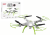 Drone RC X5HW Blanco y Verde