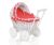 Carrito de Muñecas de Mimbre My Sweet Baby con Ropa Blanca y Roja