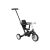 Triciclo 5en1 Flip Negro Kikkaboo para Bebés