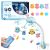 Carrusel para cuna con proyector y mando a distancia azul LEAN Toys