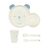 Juego de vajilla infantil Kikkaboo Bear with me Azul