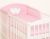 Protector de Cuna My Sweet Baby Hearts Pink - Bumper Universal