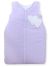 Cotton Sleeping Bag For Children, Size M, 6-12 Months, Tog 2.5, All-season, Hearts Dots On Lilac
