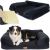 Cama Ergonómica M Purlov para Mascotas - 80x65 cm
