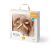 Manta Bebé con Peluche Beige Babyono, Suave y Acogedora