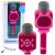 Micrófono Inalámbrico Bluetooth Rosa para Karaoke y Grabación